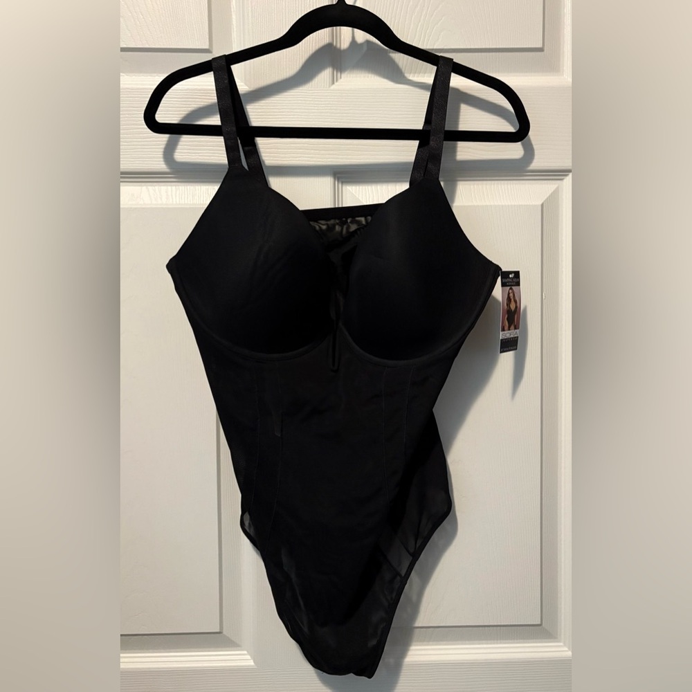 Sofia by Sofia Vergara Elegant Black Bodysuit